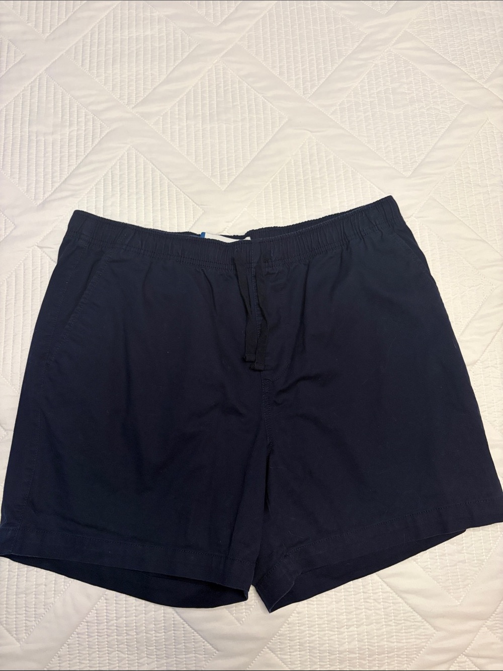 Old Navy Navy Blue Men's Elastic Waist Drawstring Shorts